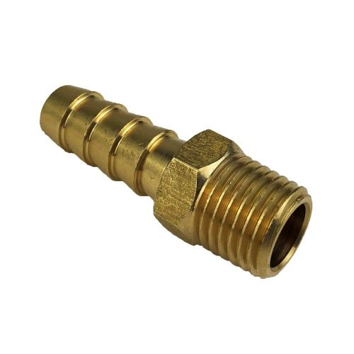 Attwood 14540-6 fuel connector, 1/4&#034; npt, 3/8&#034; barb hose fitting