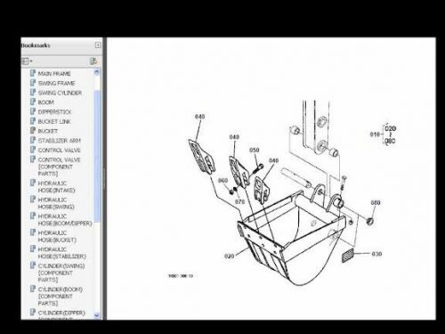 Kubota bh75 bh90 backhoe tractor parts manuals for bh 75 90 service &amp; repair