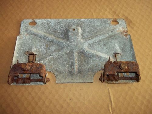 1964-1970 gm a body exterior rear license plate gas fuel door 442 cutlass