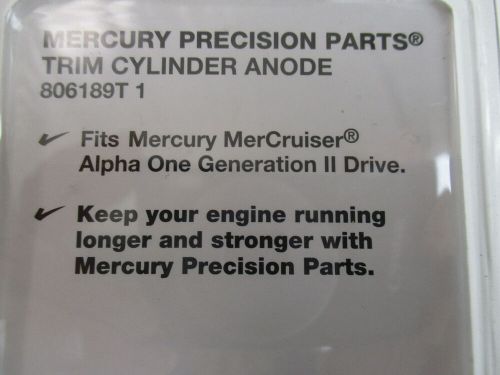 806189t1 trim cylinder anode mercury mercruiser sterndrive engines