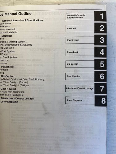 Mercury service manual 200/225 optimax direct fuel injection 90-859769r03 bn18