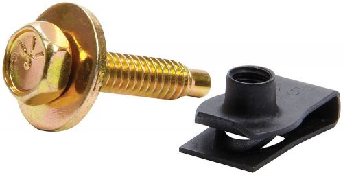 Body bolt kit w/ clips 50pk gold