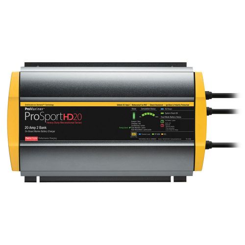 Promariner prosporthd 20 gen 4 - 20 amp 2 bank marine battery charger