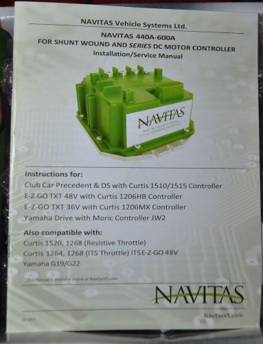 Navitas dc motor controller tsx 3.0 controller 440a 36-48v 10-000766 golf cart