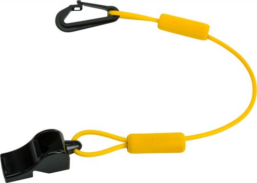 Wps - lvw-17 ylw - floating whistle w/lanyard (yellow)