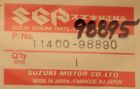 Genuine nos suzuki engine gasket for 2cyl set 11400-98890 ss to 11400-98895