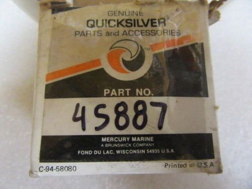 P41c genuine mercury quicksilver 45887 connector oem new factory boat parts