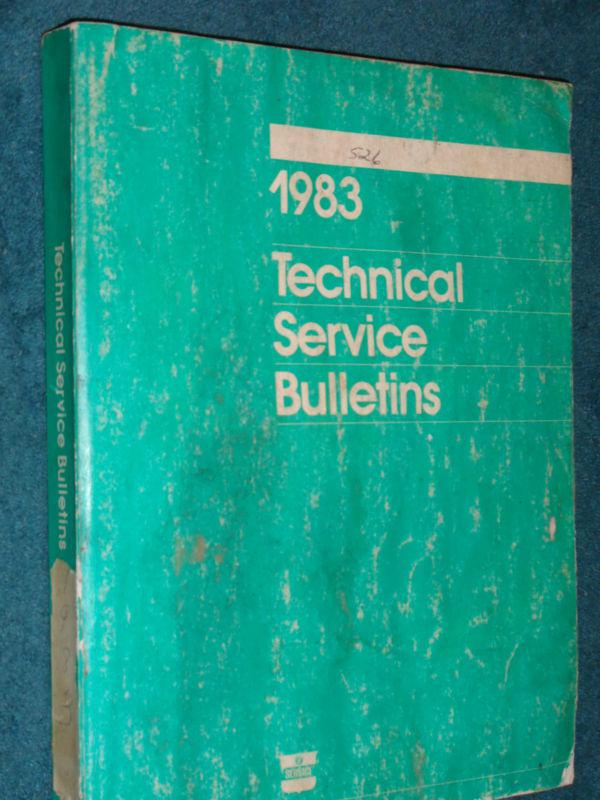 1983 chrysler / plymouth /dodge car / truck bound service bulletin set /  orig.!