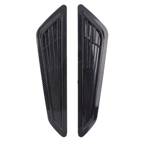 Car decorative intake scoops abs grille bonnet vent cover sticker