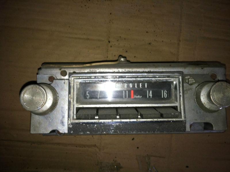 1966 impala am radio model 986545