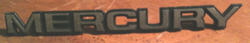 Vintage mercury auto / car / truck plastic emblem - as is