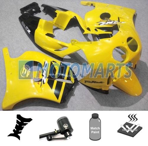 Bundle fairing kit w/ brake fluid pot for honda cbr250rr mc22 90 91 92 93 94 ac