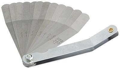 Allstar performance all96421 feeler gauges 12 angled tip blades decimal and