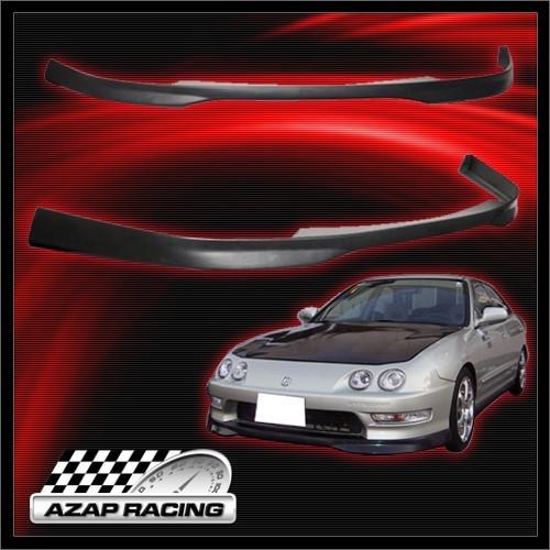 94-97 jdm type-r style pu front bumper lip black for acura integra all models