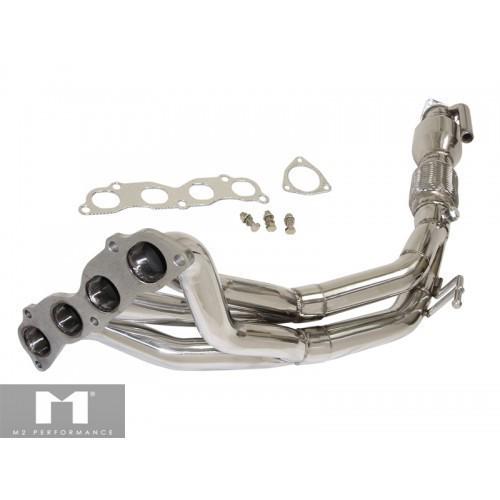 M2 stainless steel 1-piece race header acura rsx 02-06 type s dc5 k20a2 k20z1