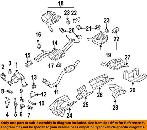 Audi oem 8k0254300h exhaust pipe