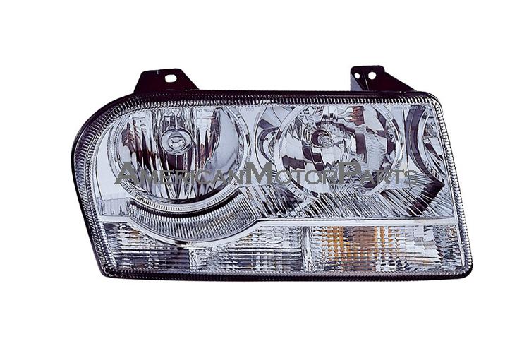 Passenger side replacement headlight 05-07 chrysler 300 2.7l 3.5l - 4805756ag