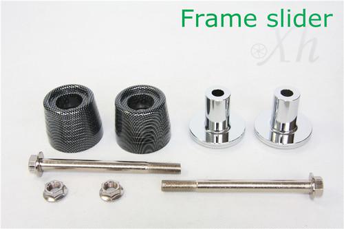 No drill frame slider fit suzuki gsxr 600 750 2005-2008 yamaha fjr1300 2006-2010