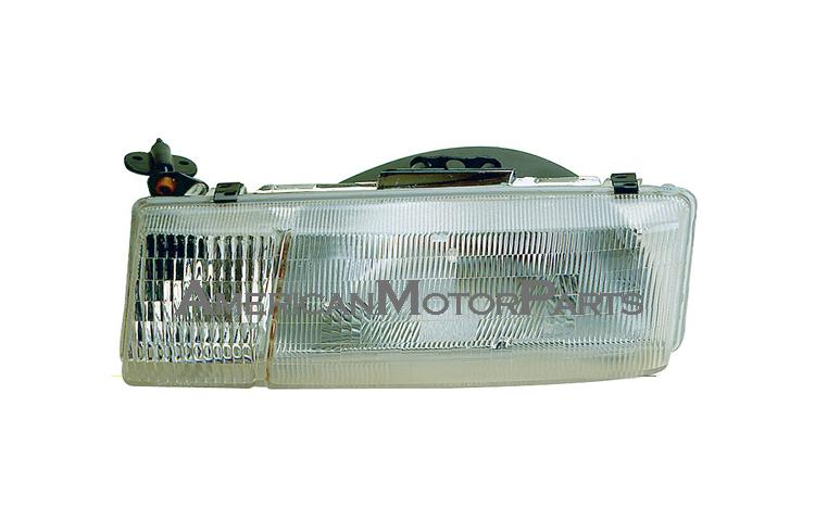 Left driver side replacement headlight head lamp 91-94 chevy cavalier - 16511981