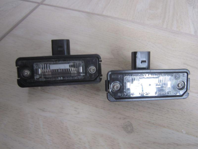 Porsche license plate light genuine oem part, fits also bentley