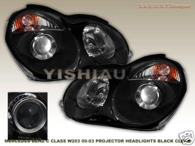 2001-2005 mercedes benz w203 c240 c320 headlights c-class b