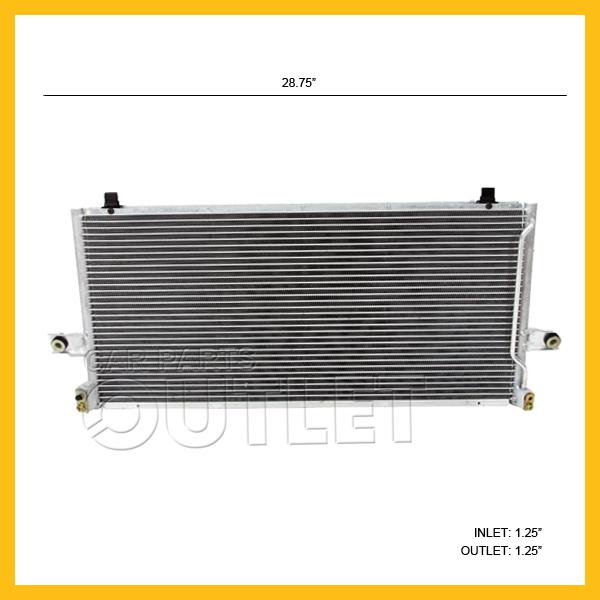 2000 2001 nissan altima xe 2.4l 4cyl air conditioning condenser ac a/c condensor