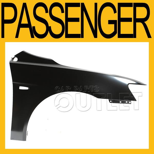 2008-2010 2011 lancer passenger side front fender primered steel non turbo right