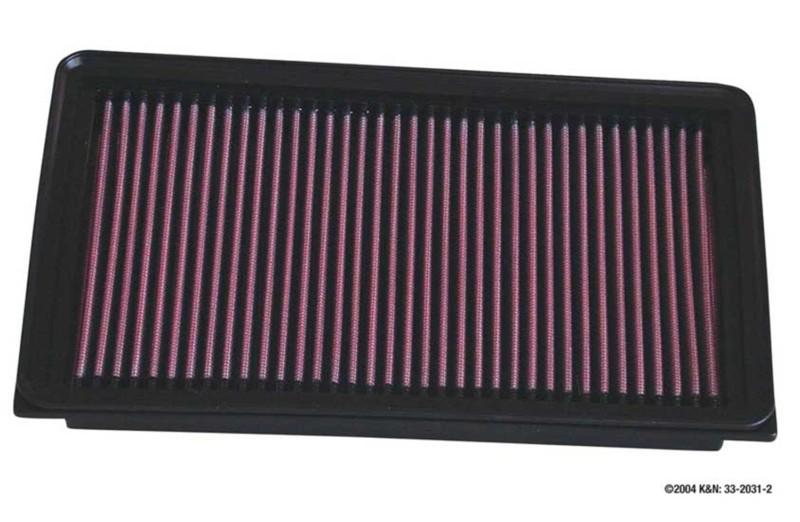 K&n filters 33-2031-2 - air filter; panel; h-1 1/8 in.; l-11 in.; w-6.563 in.