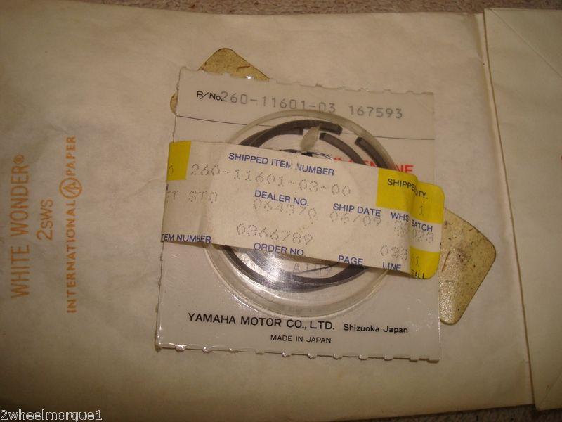 Yamaha nos piston rings std 260-11601-03-00 pw50 qt50 lc50