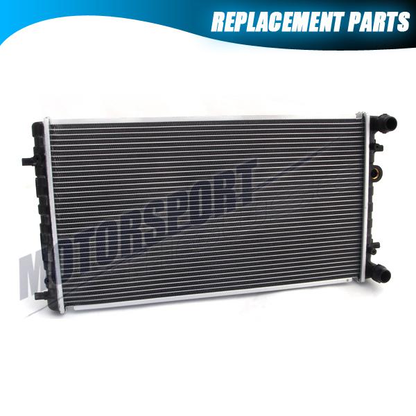 1998-2006 volkswagen beetle 1.8l 1.9l 2.0l cooling radiator assembly m/t 1 row