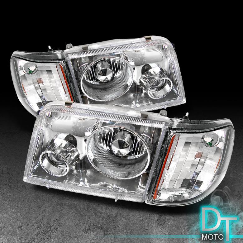 93-97 ranger pick up projector headlights+corner signal lamps