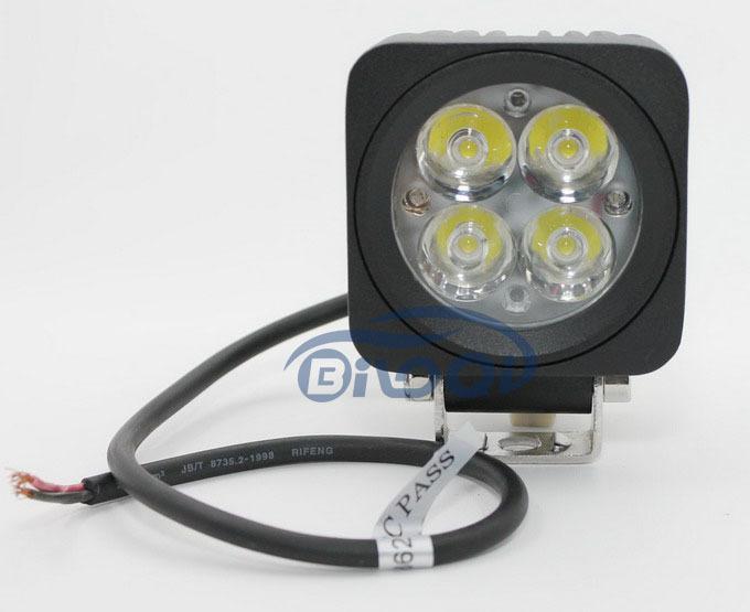 1pcs 12w cree led spot beam work light off road truck jeep atv 4x4 crv lamp 