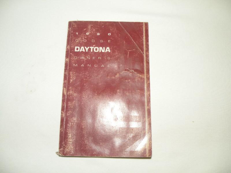 1990 dodge daytona owners manual