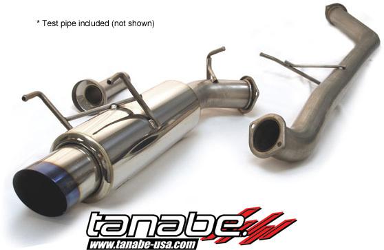 Tanabe medalion concept g blue cat-back for 1995-1998 nissan 240sx t90011k