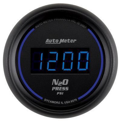 Autometer cobalt digital series gauge nitrous pressure 2 1/16" dia 6974
