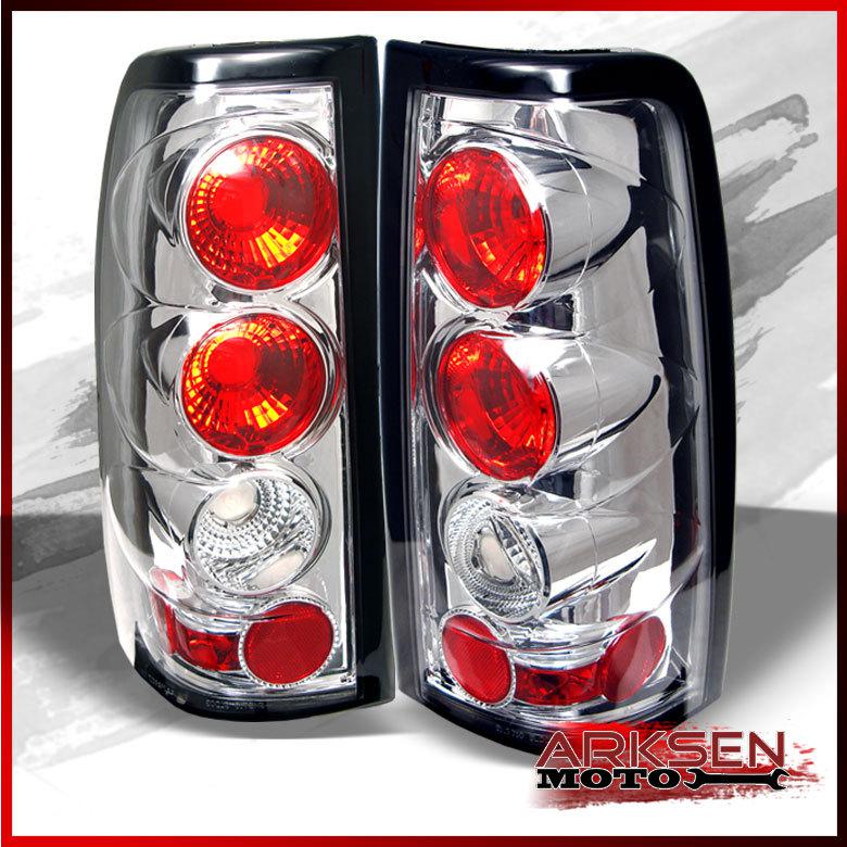 03-06 silverado/sierra/05-07 hybrid chrome altezza tail lights rear brake lamps