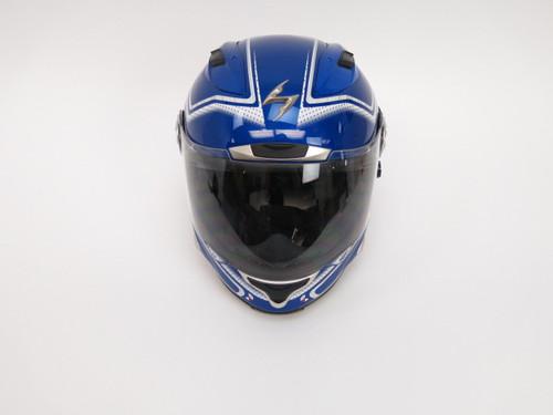 Blue scorpion exo-1000 medium sized helmet - very good condition