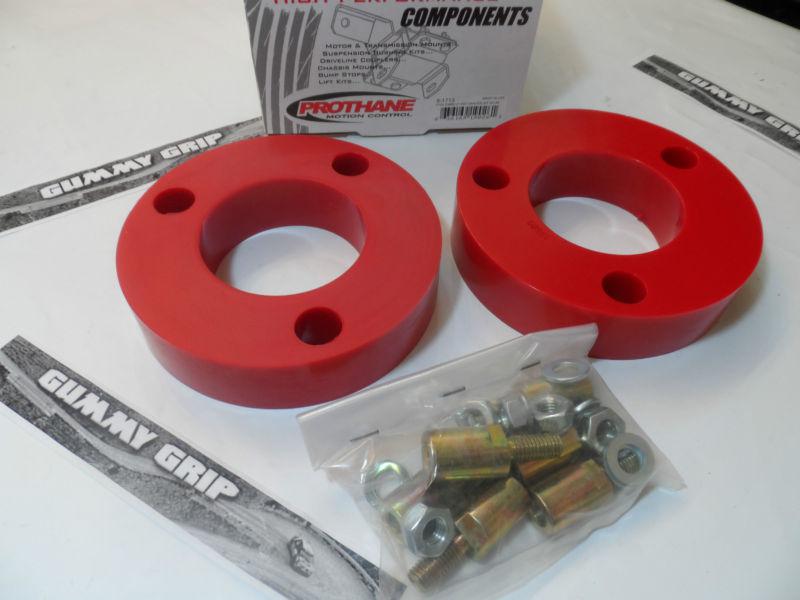 Prothane urethane 09+ f150 2wd 4wd 2" front spacer kit 6-1713 *