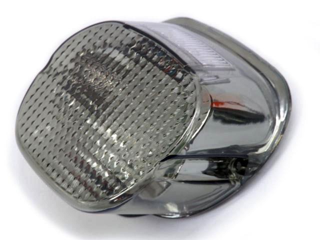 Smoke led tail brake stop light lamp for harley road king glide fatboy touring 