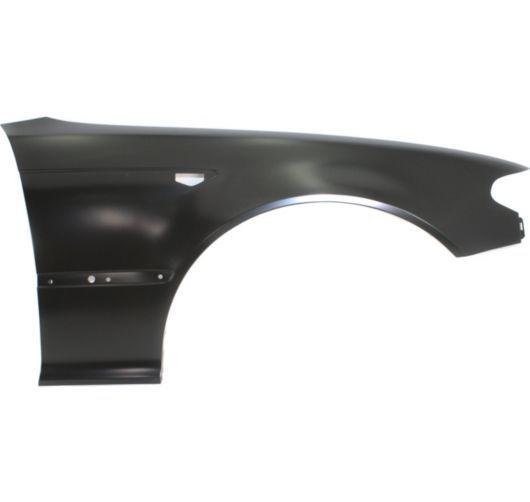 03-06 bmw e46 3-series coupe/conv front fender primered black steel 325/330ci rh