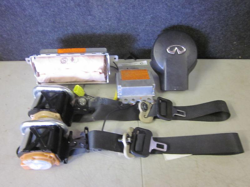 2004 2005 2006 2007 2008 infiniti fx35 fx45 complete airbag set air bag set !!