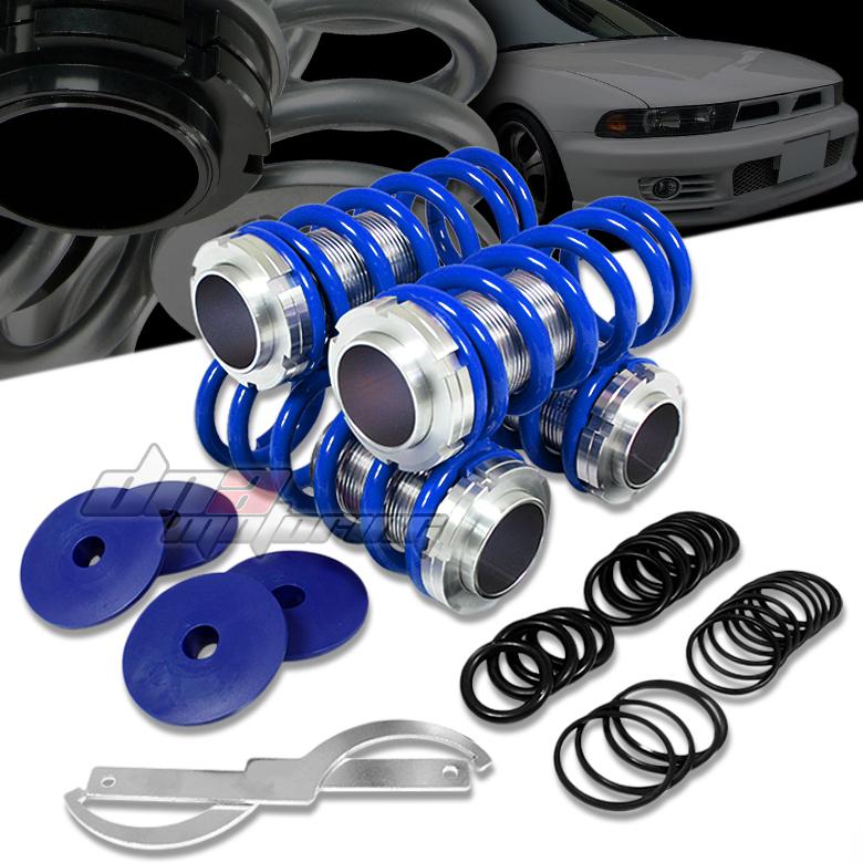 99-04 mit galant adjustable 1-4"suspension blue coilover lowering springs/spring