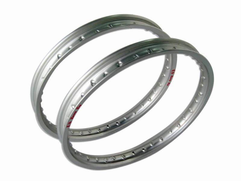 Hodaka  road toad 100 model #99  front & rear  aluminium wheel rim set"silver"