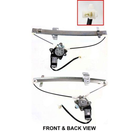 91-98 sidekick 4 door front power window regulator w/motor driver side left lh