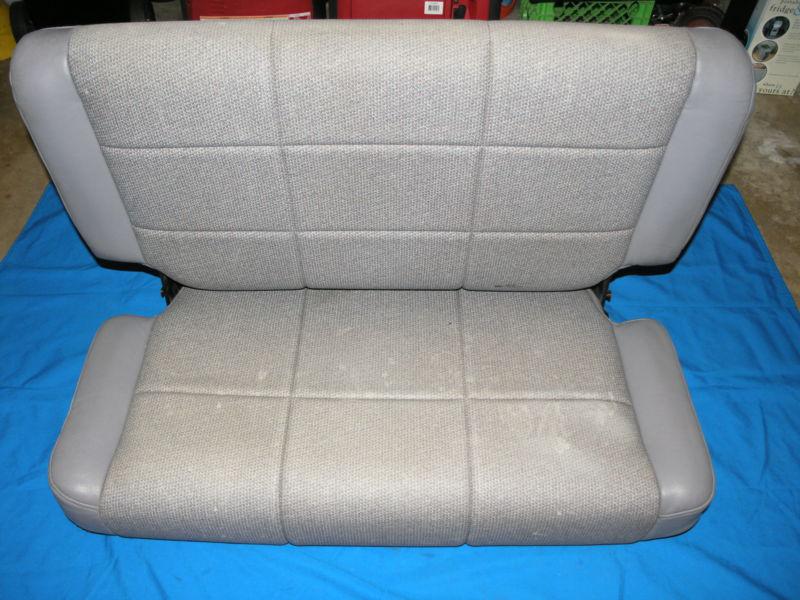 Jeep wrangler rear seat