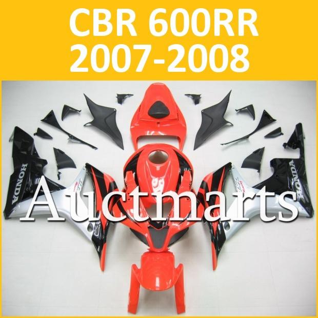 Fit honda 07 08 cbr600rr cbr 600 rr 2007 2008 fairing kit abs plastics h28 b02