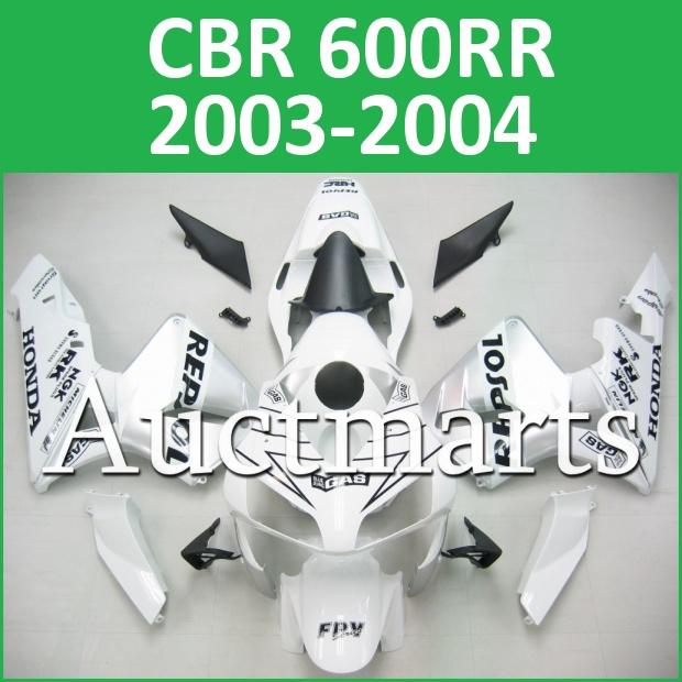 Fit honda 03 04 cbr600rr cbr 600 rr 2003 2004 fairing kit abs plastics a38 c03