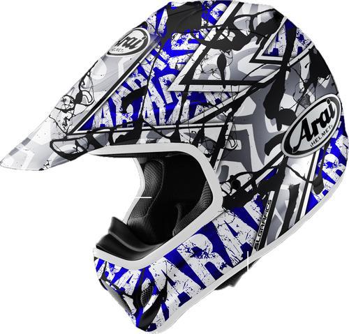 Arai vx-pro 3 graphics motorcycle helmet pride blue small
