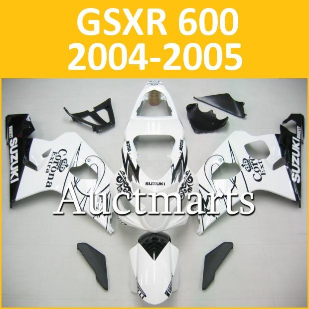 Fit suzuki 04 05 gsxr 750 gsxr 600 2004 2005 gsx-r fairing k4 bodywork h13 b12