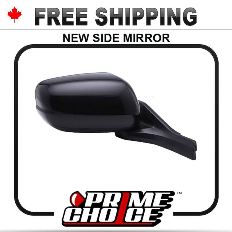 New power non heated passengers side view door mirror